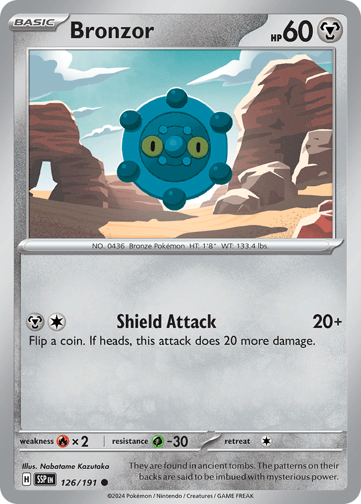 Bronzor, kortbilde fra pokemontcg.io