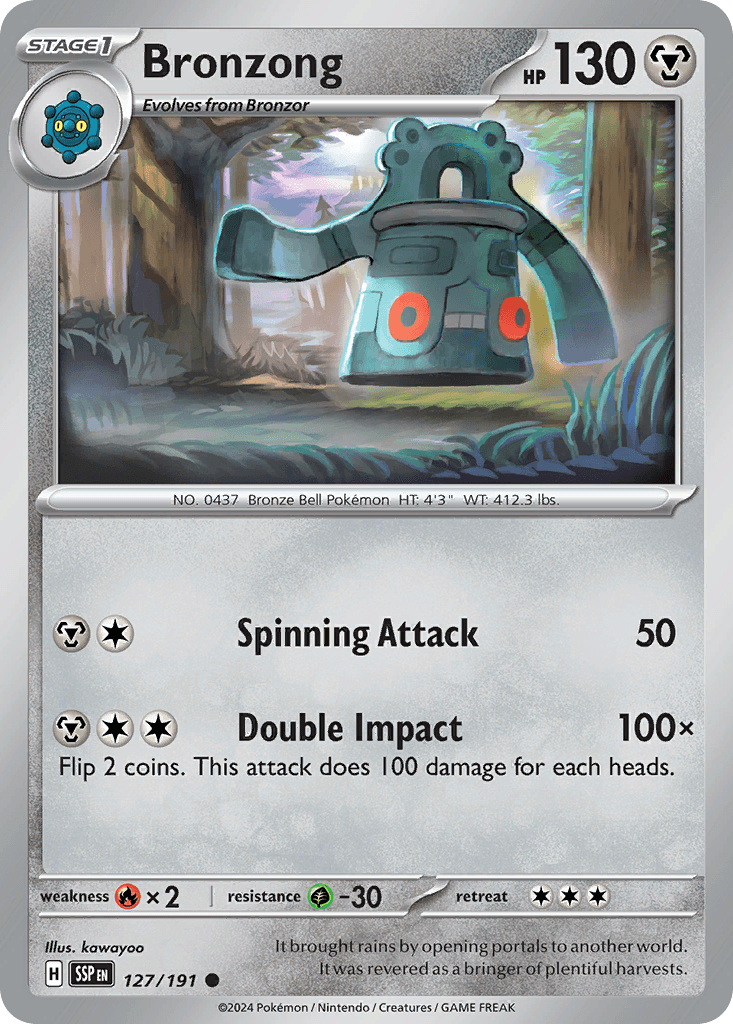 Bronzong, kortbilde fra pokemontcg.io