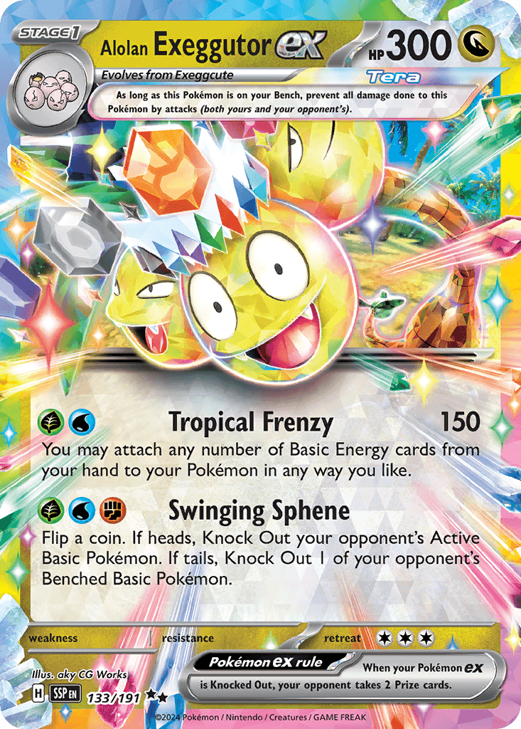 Alolan Exeggutor ex, kortbilde fra pokemontcg.io