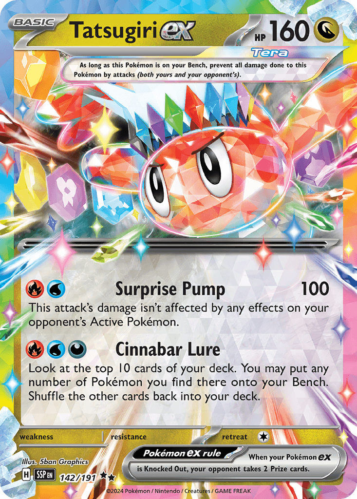 Tatsugiri ex, kortbilde fra pokemontcg.io