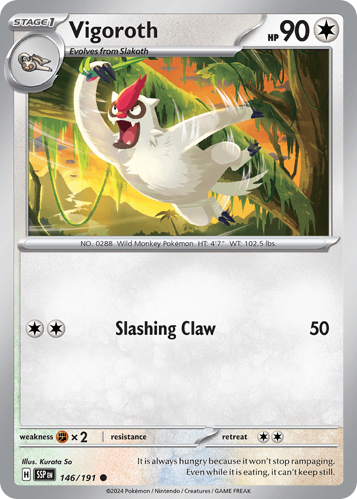 Vigoroth, kortbilde fra pokemontcg.io