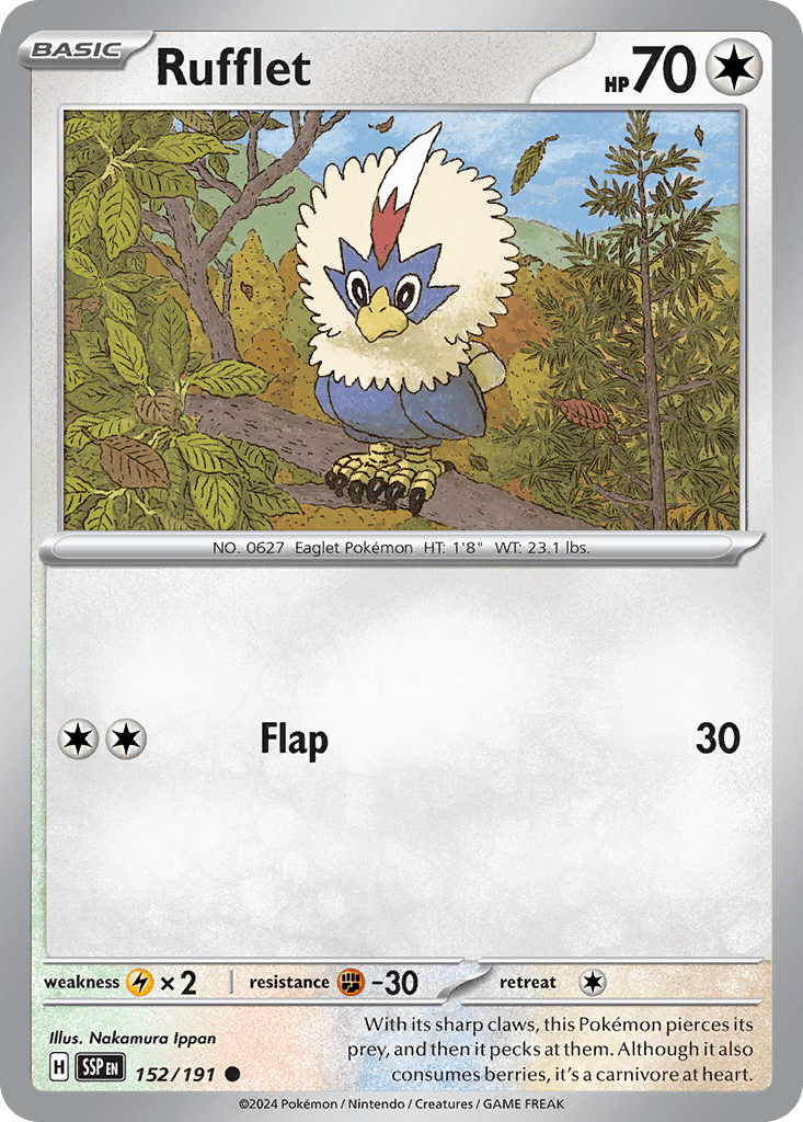 Rufflet, kortbilde fra pokemontcg.io