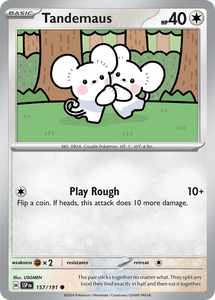 Tandemaus, kortbilde fra pokemontcg.io