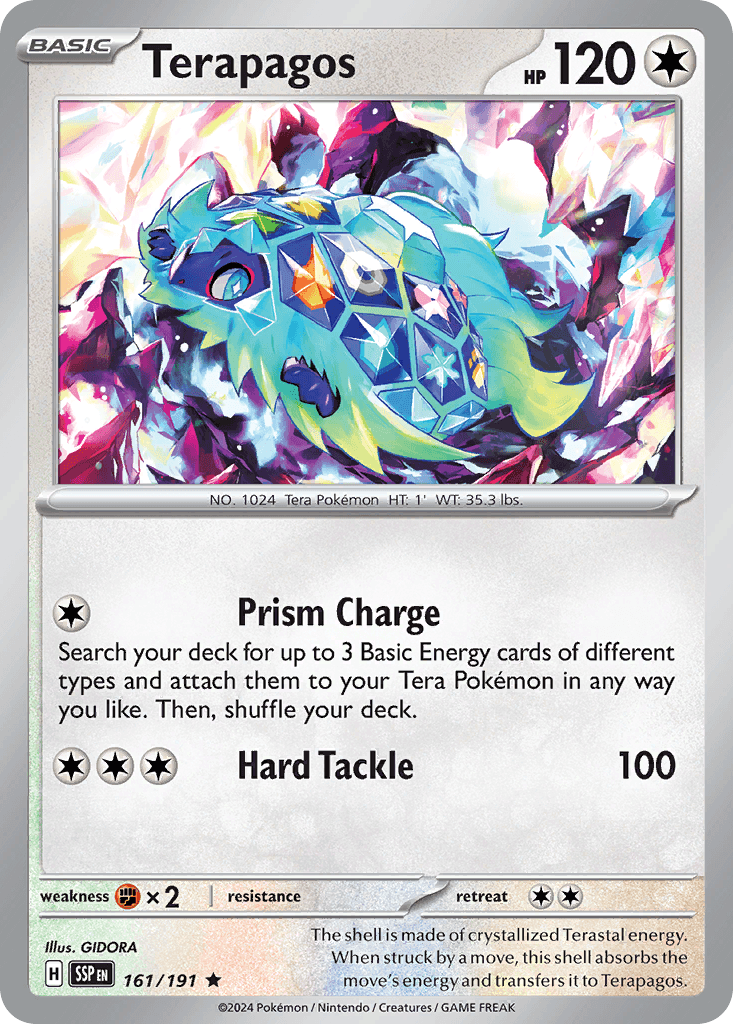 Terapagos, kortbilde fra pokemontcg.io