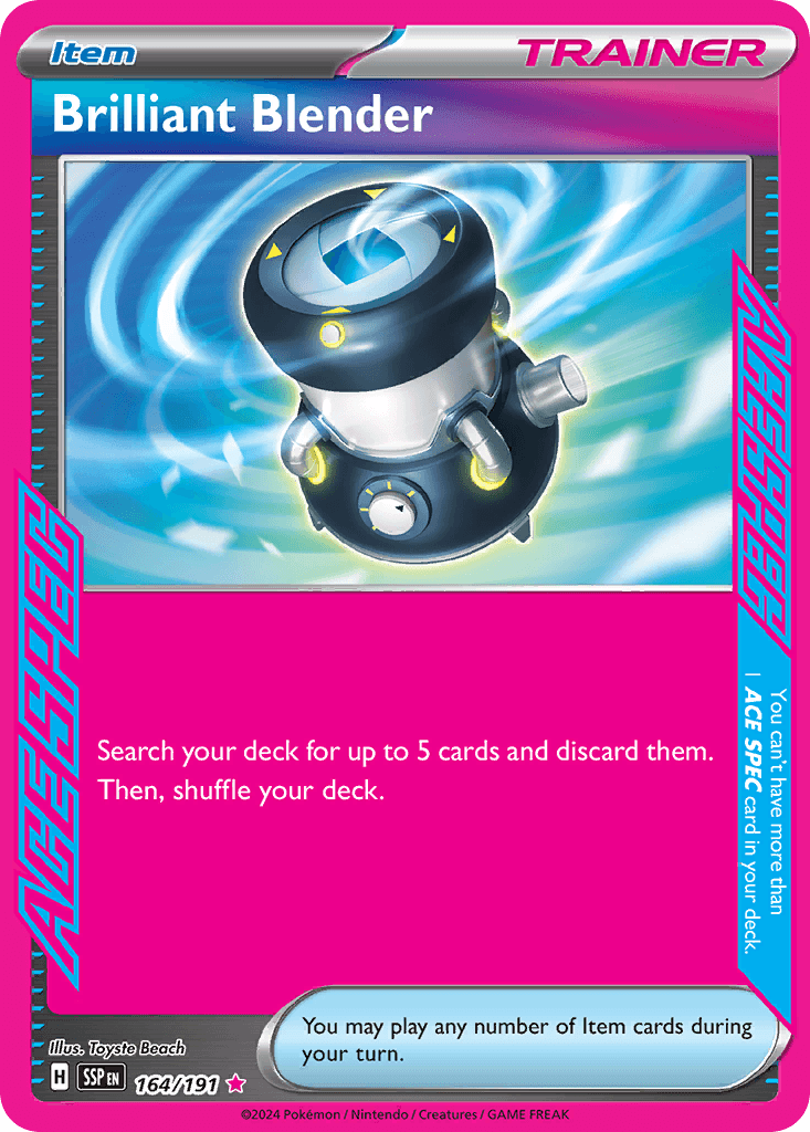 Brilliant Blender, kortbilde fra pokemontcg.io