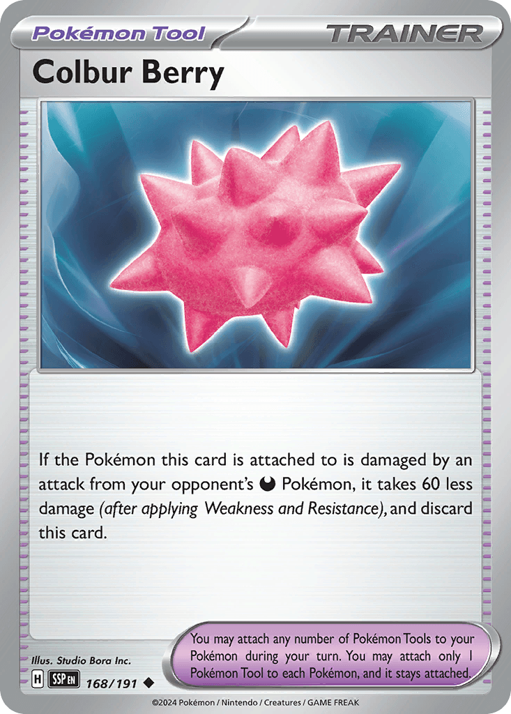 Colbur Berry, kortbilde fra pokemontcg.io