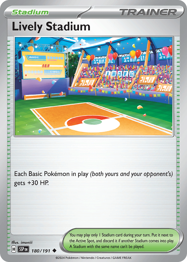 Lively Stadium, kortbilde fra pokemontcg.io