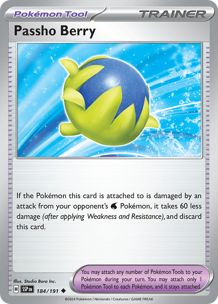 Passho Berry, kortbilde fra pokemontcg.io