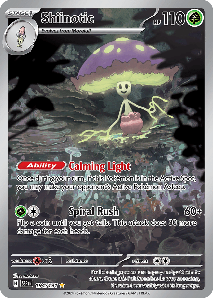 Shiinotic, kortbilde fra pokemontcg.io