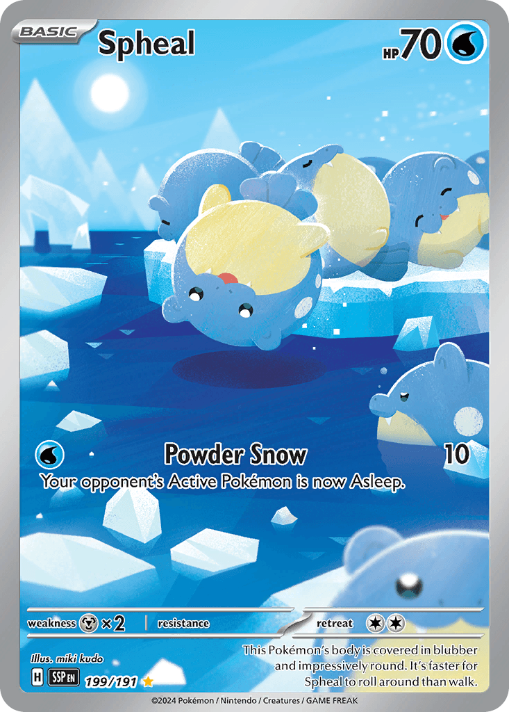 Spheal, kortbilde fra pokemontcg.io