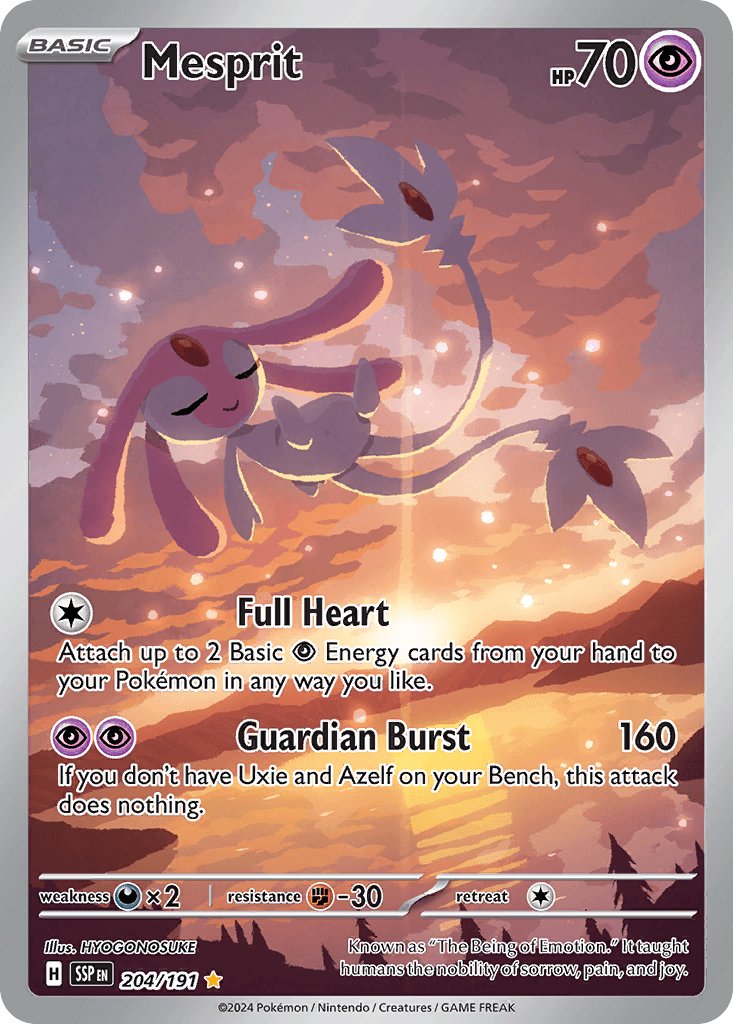 Mesprit, kortbilde fra pokemontcg.io