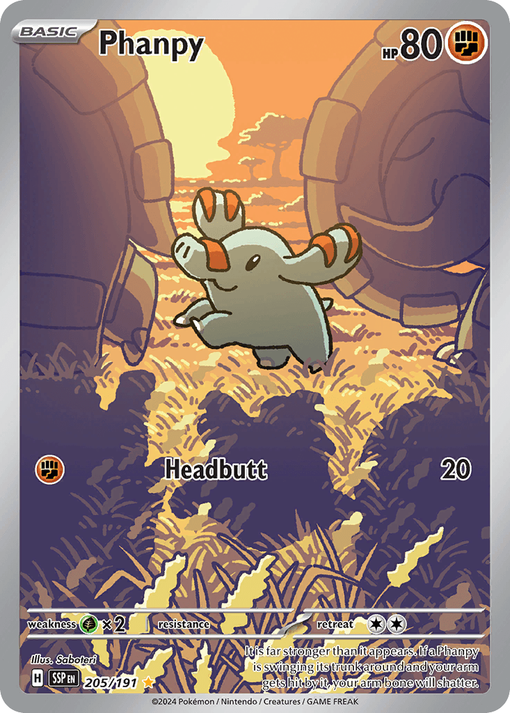 Phanpy, kortbilde fra pokemontcg.io