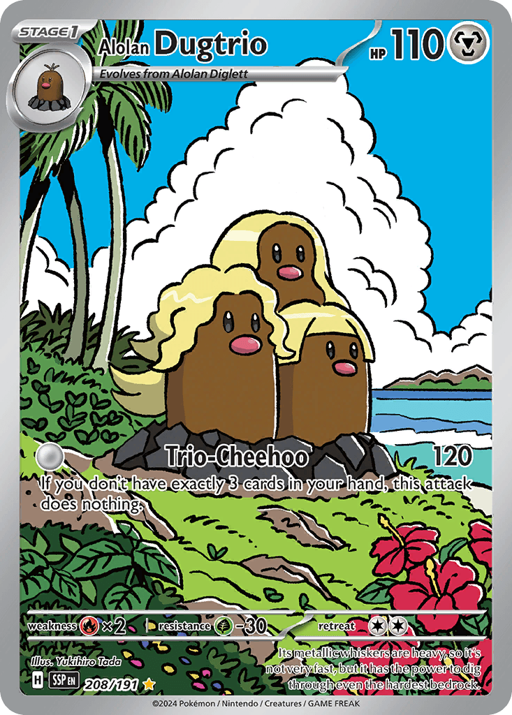 Alolan Dugtrio, kortbilde fra pokemontcg.io