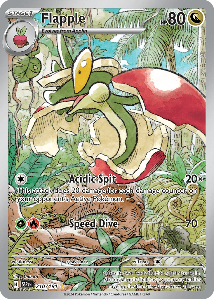 Flapple, kortbilde fra pokemontcg.io