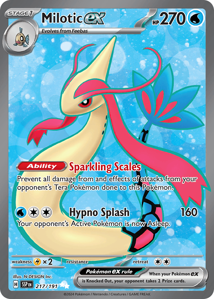 Milotic ex, kortbilde fra pokemontcg.io