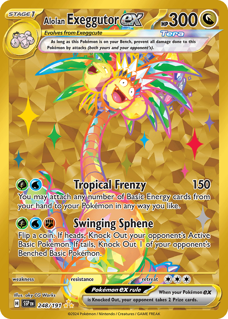 Alolan Exeggutor ex, kortbilde fra pokemontcg.io