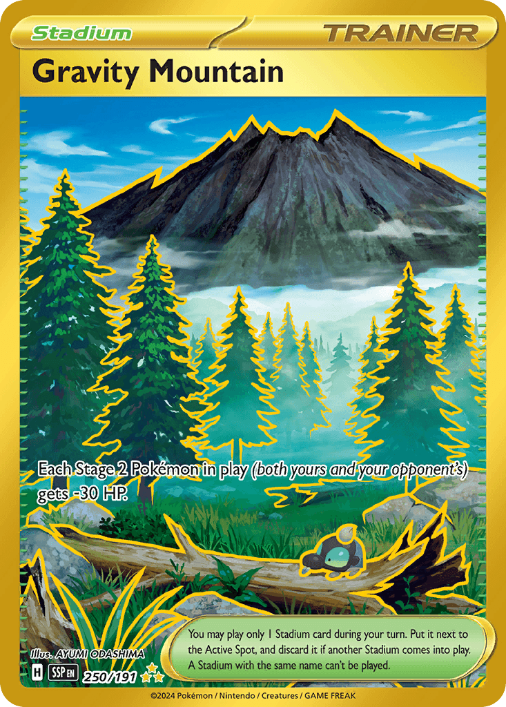 Gravity Mountain, kortbilde fra pokemontcg.io