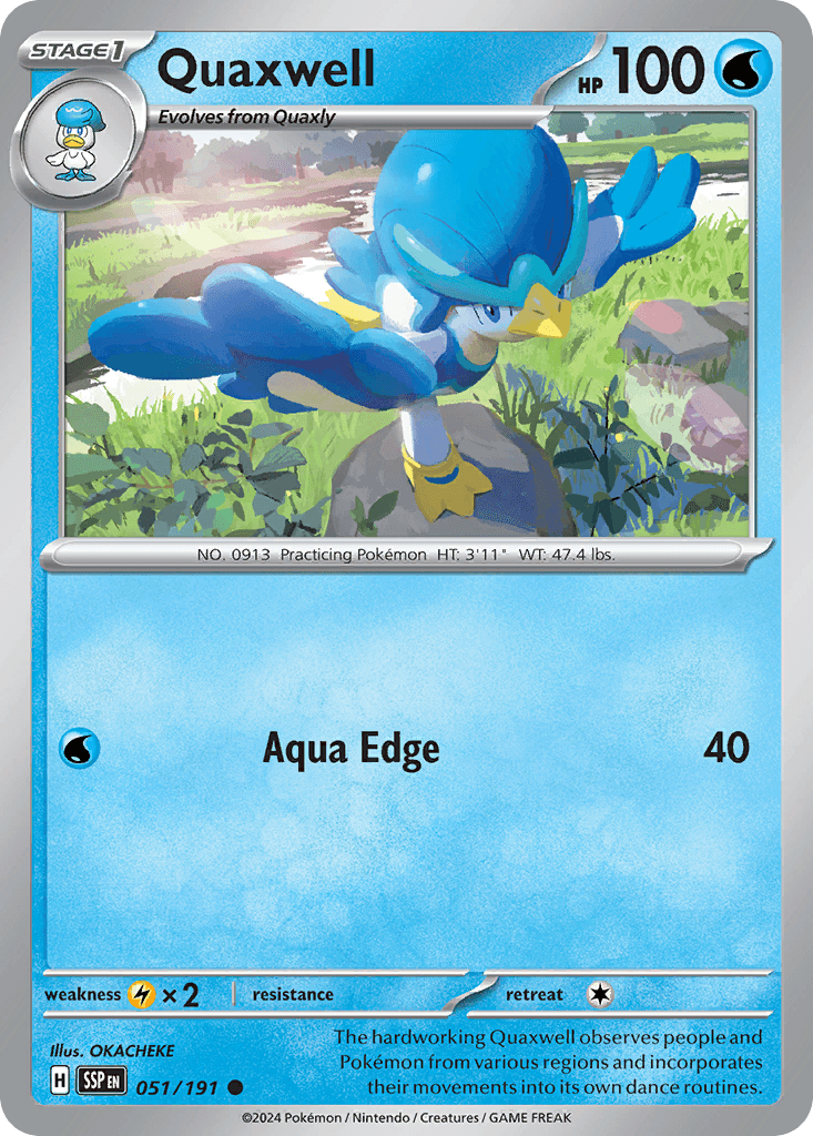 Quaxwell, kortbilde fra pokemontcg.io