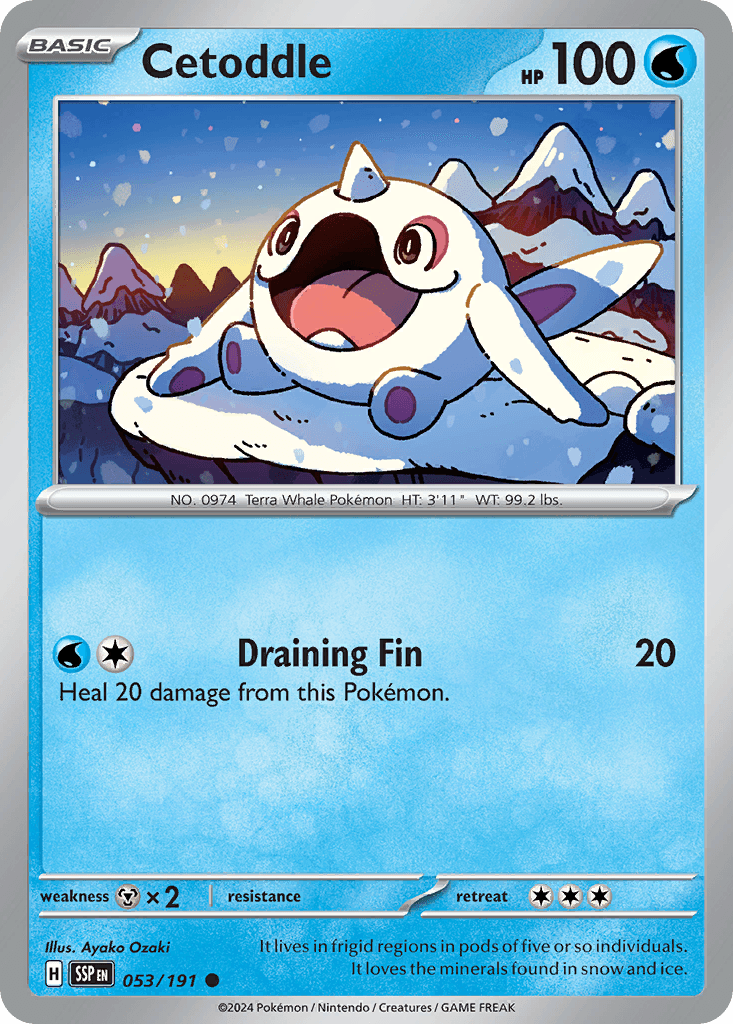 Cetoddle, kortbilde fra pokemontcg.io