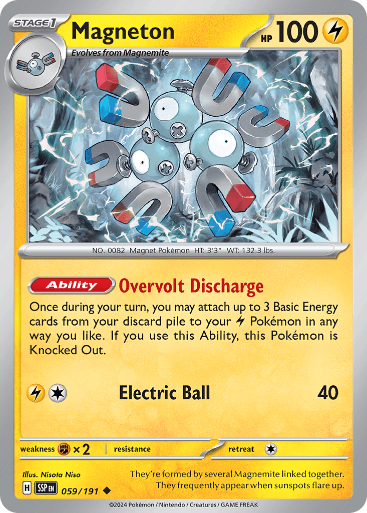 Magneton, kortbilde fra pokemontcg.io