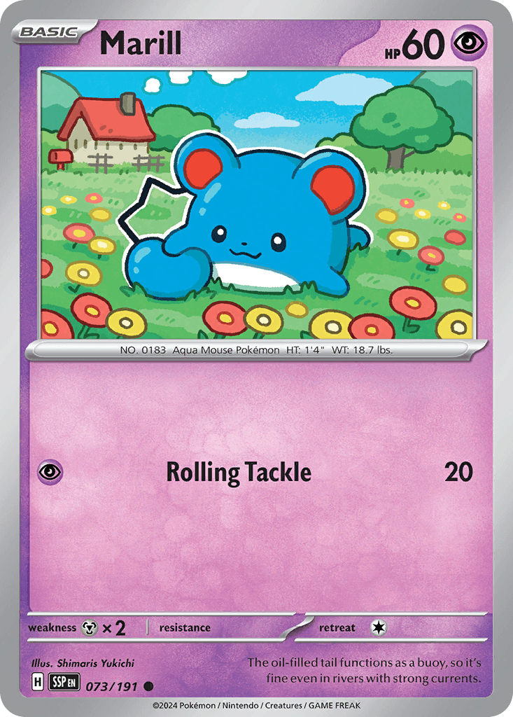 Marill, kortbilde fra pokemontcg.io