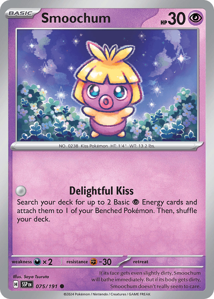 Smoochum, kortbilde fra pokemontcg.io