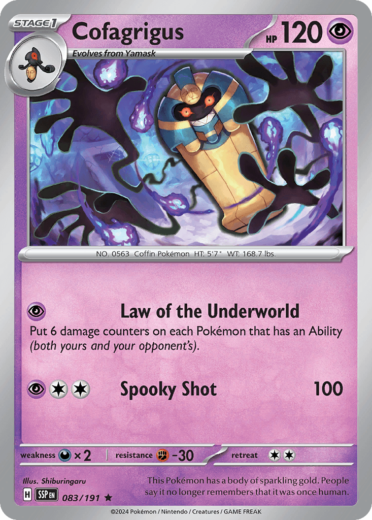 Cofagrigus, kortbilde fra pokemontcg.io