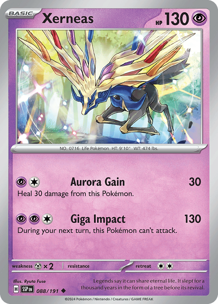 Xerneas, kortbilde fra pokemontcg.io