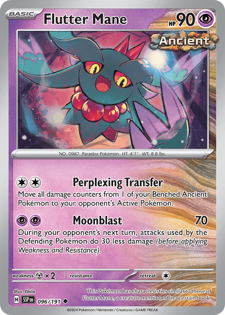 Flutter Mane, kortbilde fra pokemontcg.io