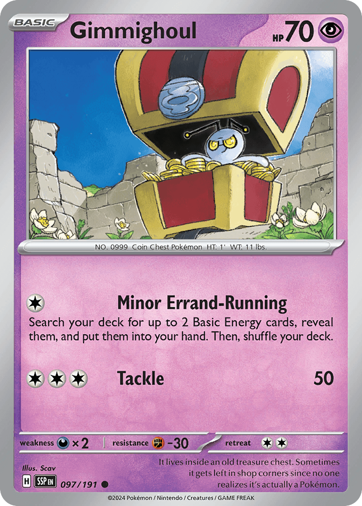 Gimmighoul, kortbilde fra pokemontcg.io