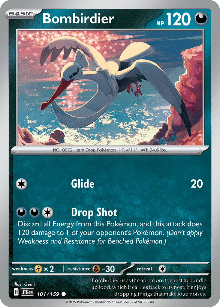 Bombirdier, kortbilde fra pokemontcg.io