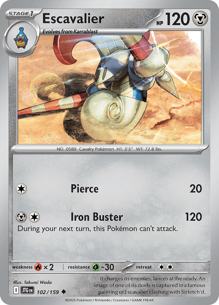 Escavalier, kortbilde fra pokemontcg.io