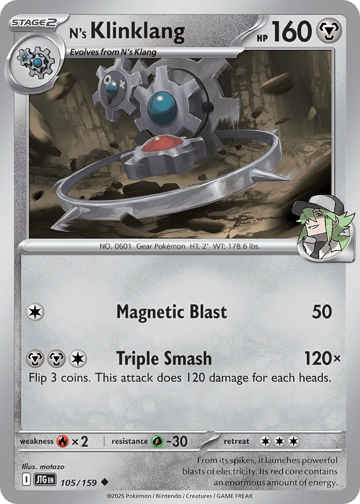 N's Klinklang, kortbilde fra pokemontcg.io
