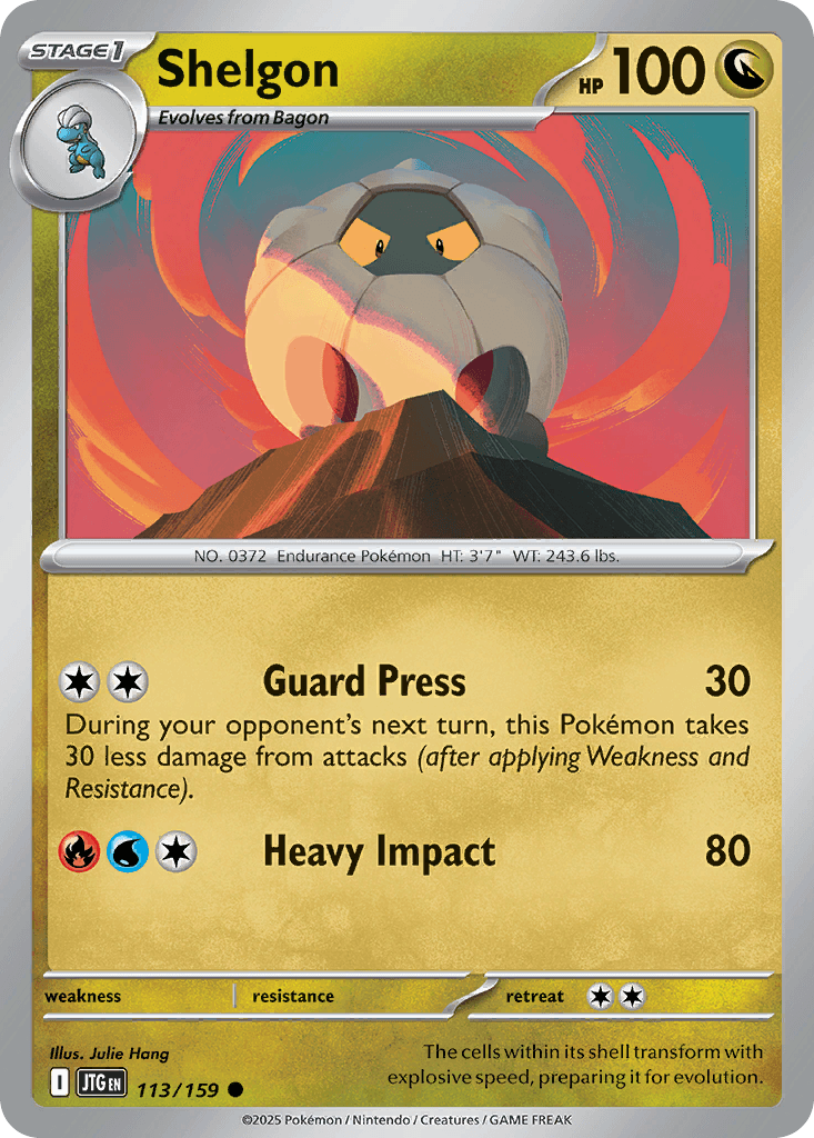 Shelgon, kortbilde fra pokemontcg.io