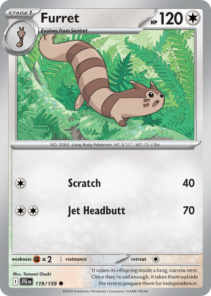 Furret, kortbilde fra pokemontcg.io