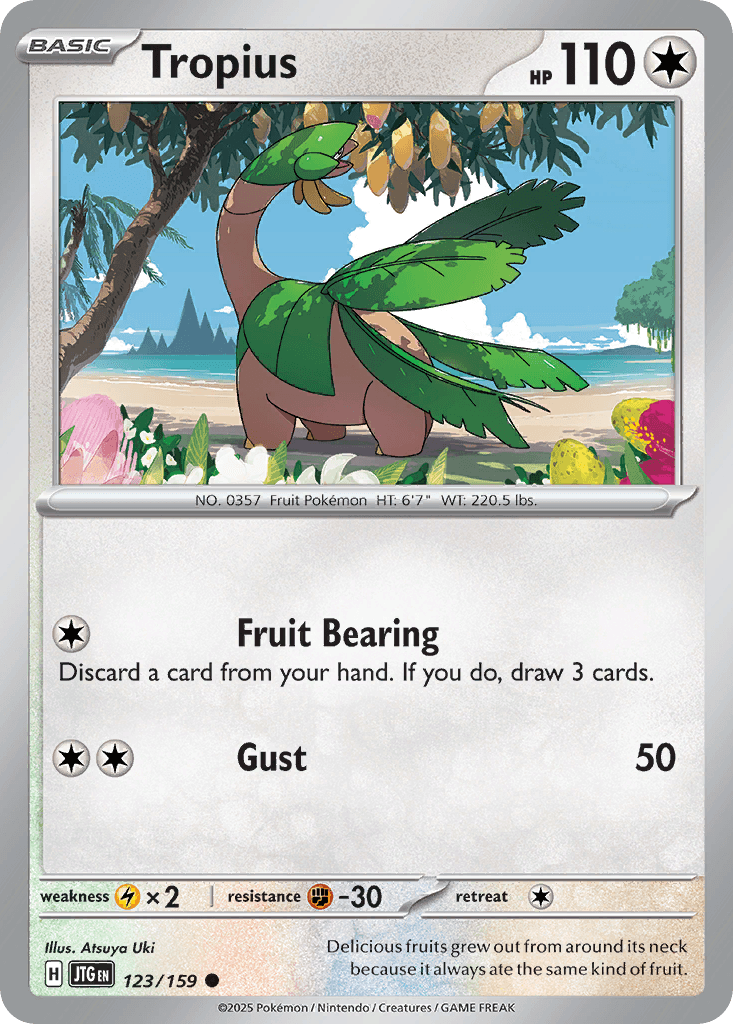Tropius, kortbilde fra pokemontcg.io