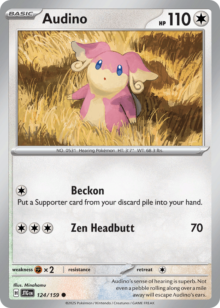Audino, kortbilde fra pokemontcg.io
