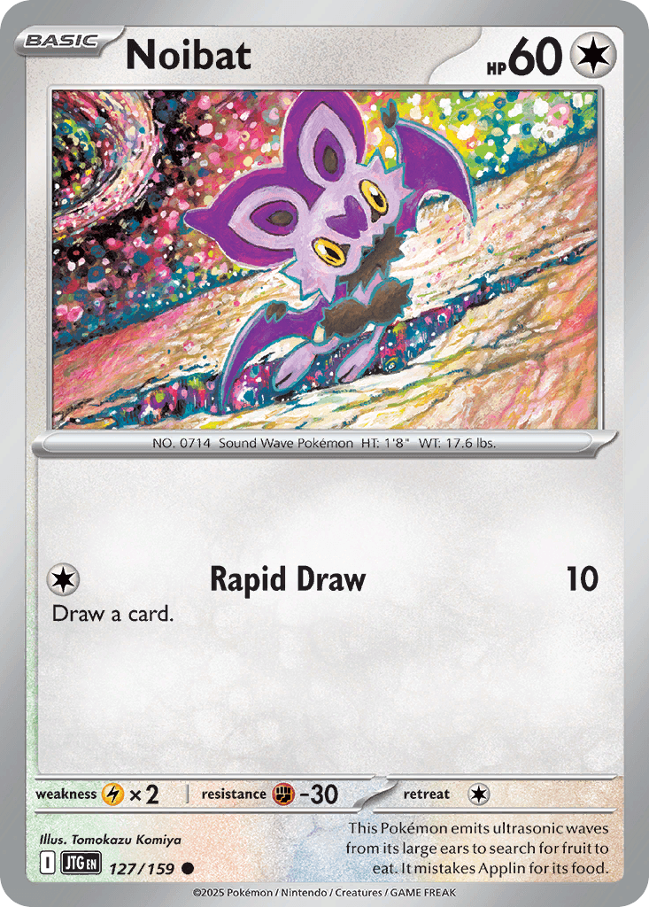 Noibat, kortbilde fra pokemontcg.io