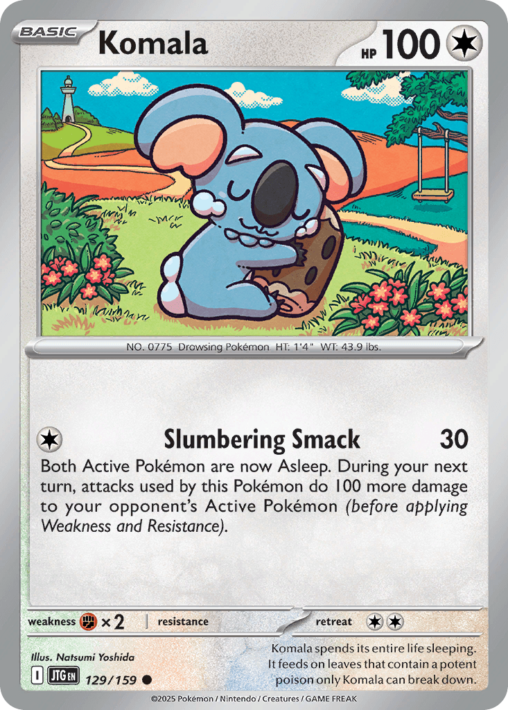 Komala, kortbilde fra pokemontcg.io