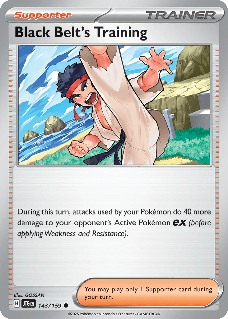 Black Belt's Training, kortbilde fra pokemontcg.io