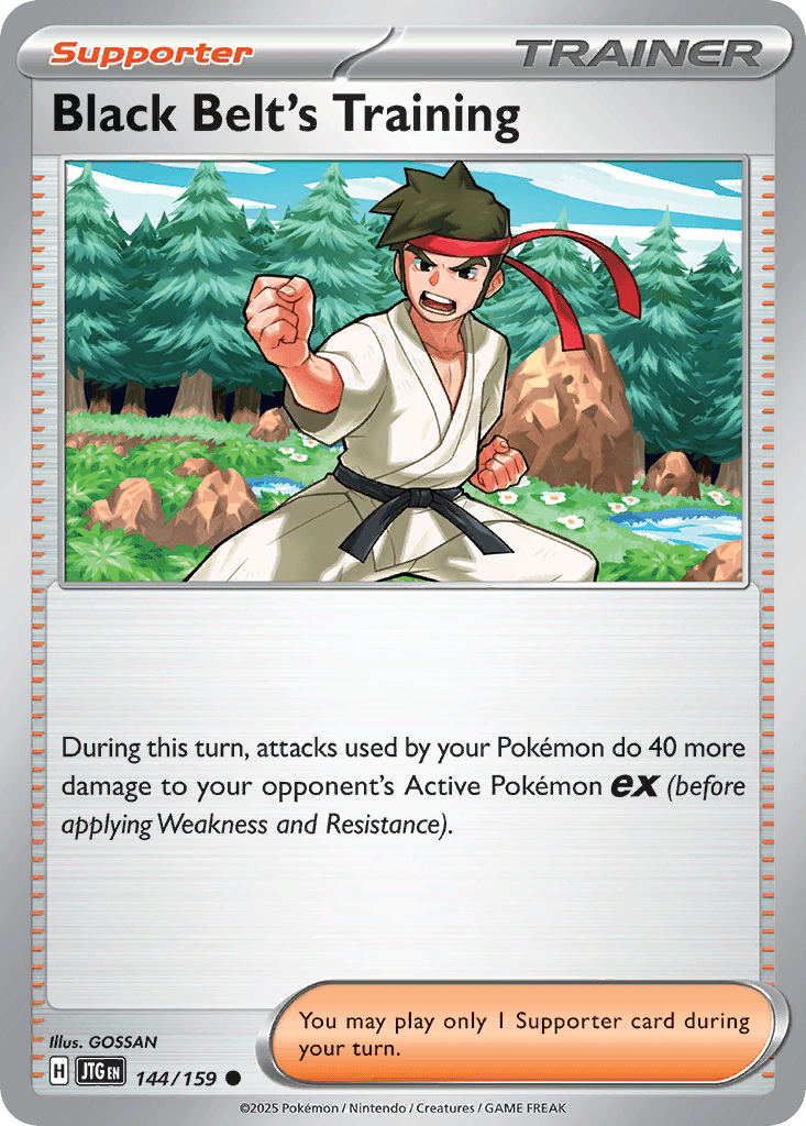 Black Belt's Training, kortbilde fra pokemontcg.io