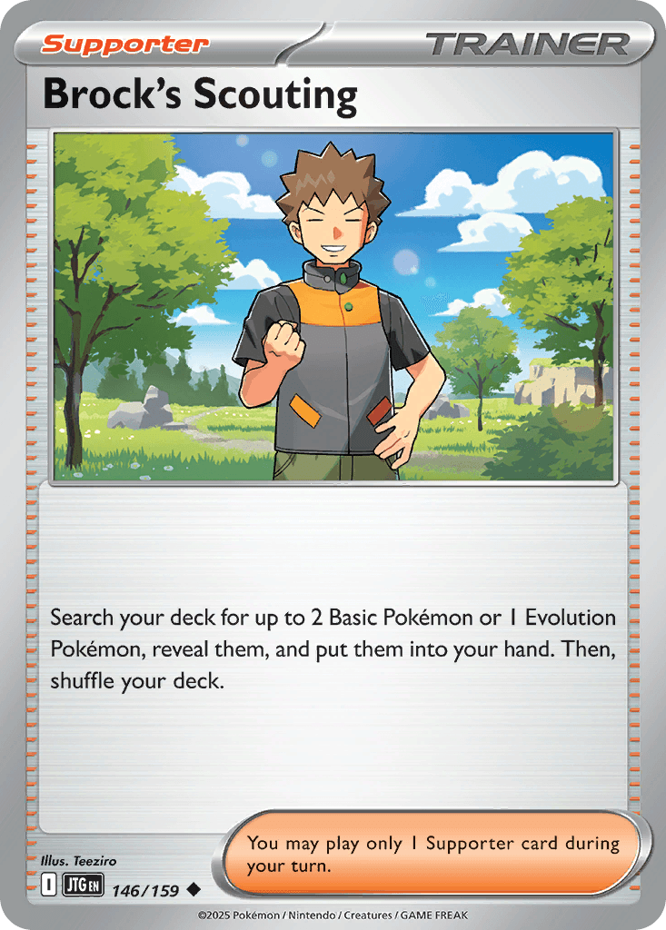 Brock's Scouting, kortbilde fra pokemontcg.io