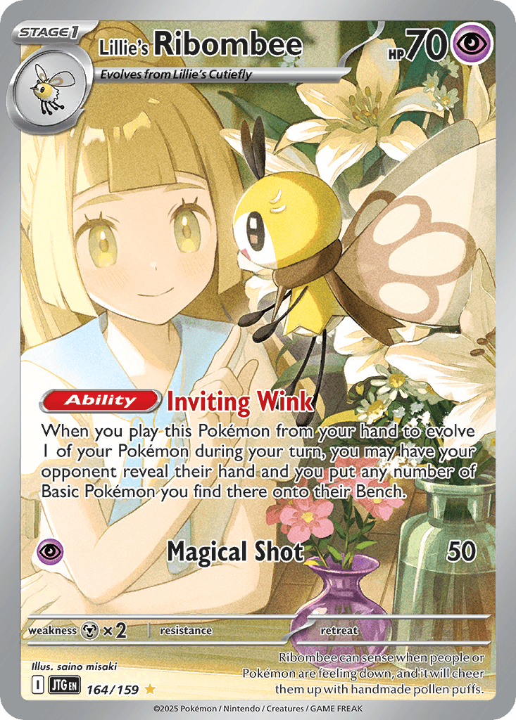 Lillie's Ribombee, kortbilde fra pokemontcg.io