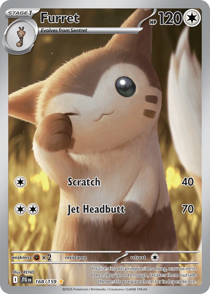 Furret, kortbilde fra pokemontcg.io
