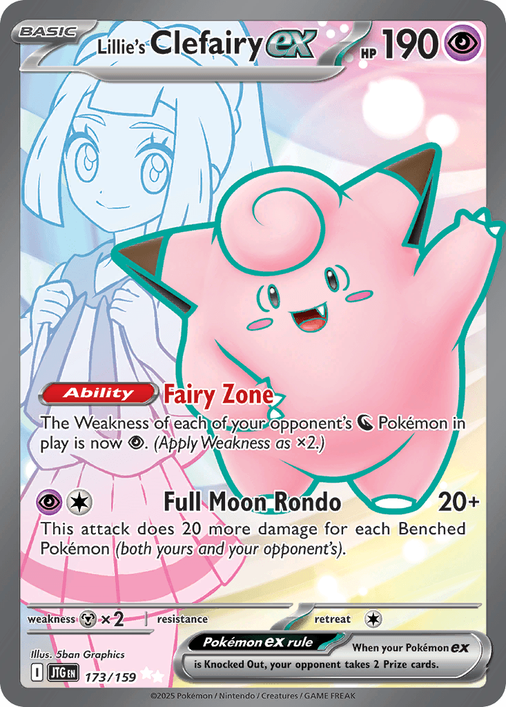 Lillie's Clefairy ex, kortbilde fra pokemontcg.io