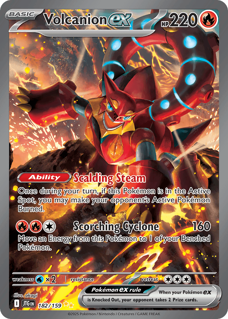 Volcanion ex, kortbilde fra pokemontcg.io