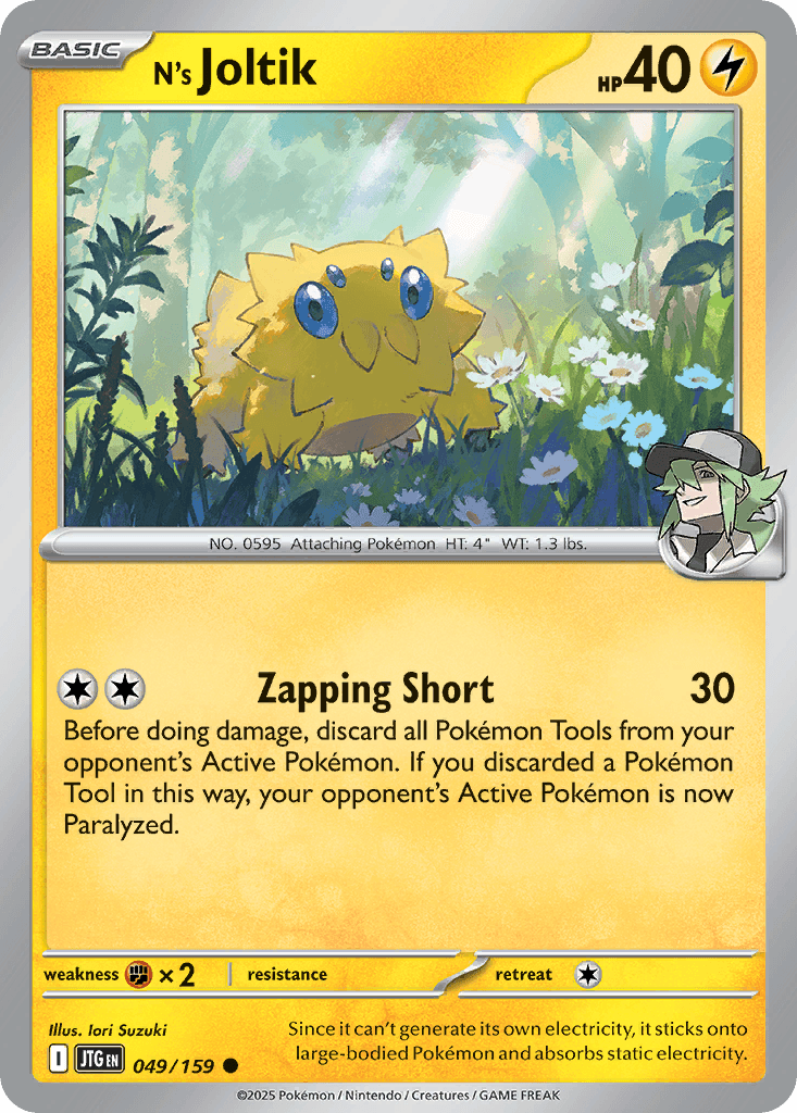 N's Joltik, kortbilde fra pokemontcg.io