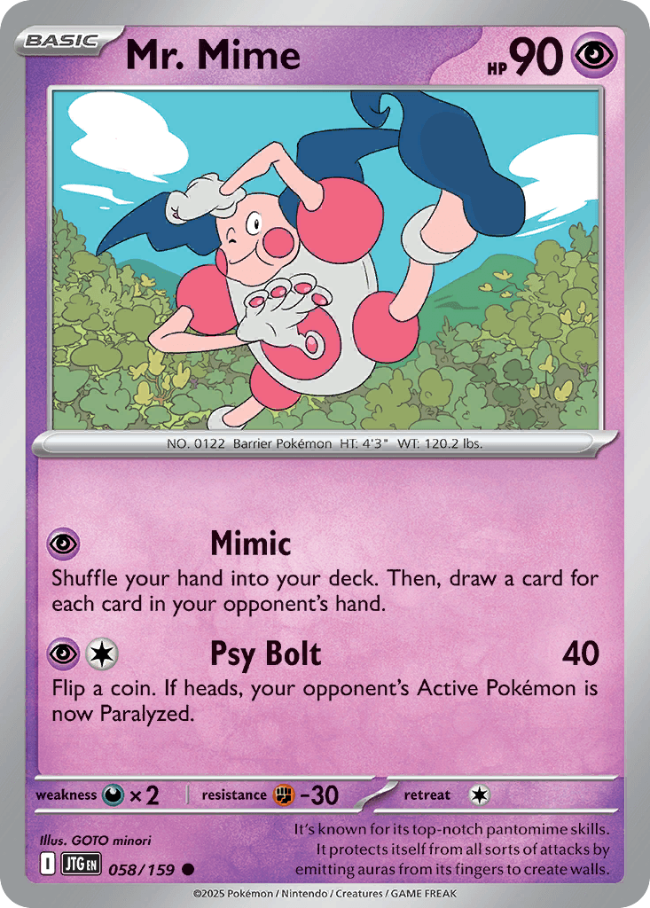 Mr. Mime, kortbilde fra pokemontcg.io