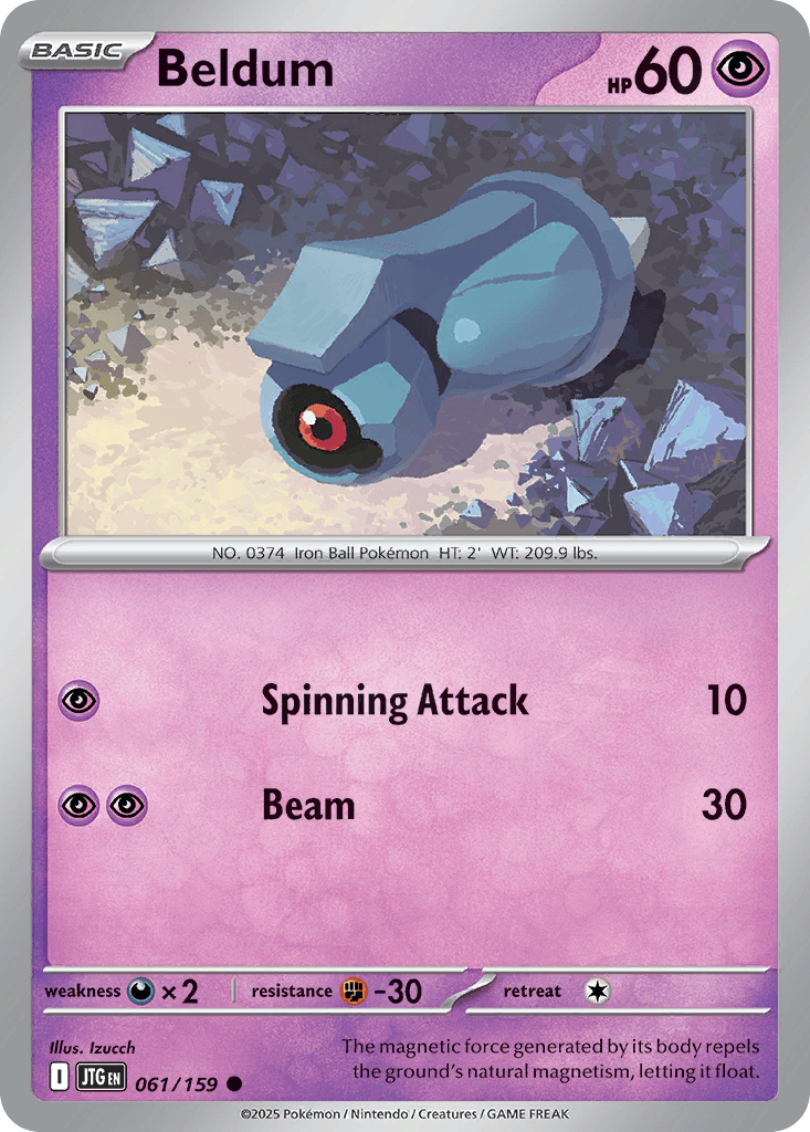 Beldum, kortbilde fra pokemontcg.io