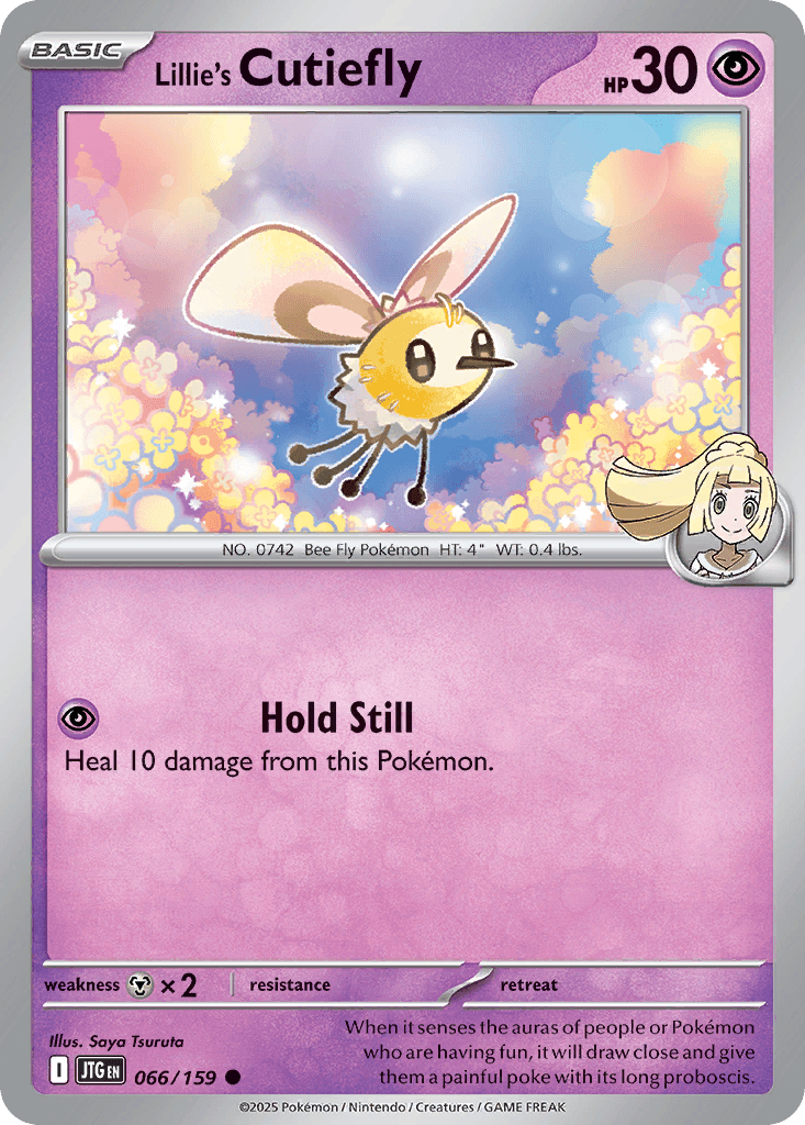 Lillie's Cutiefly, kortbilde fra pokemontcg.io